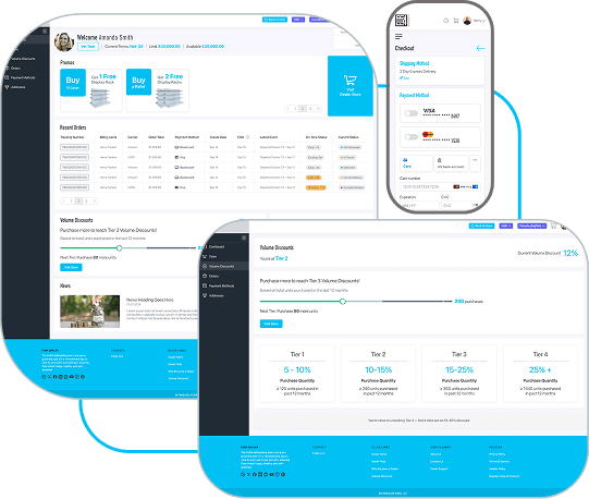 Dealer portal dashboard